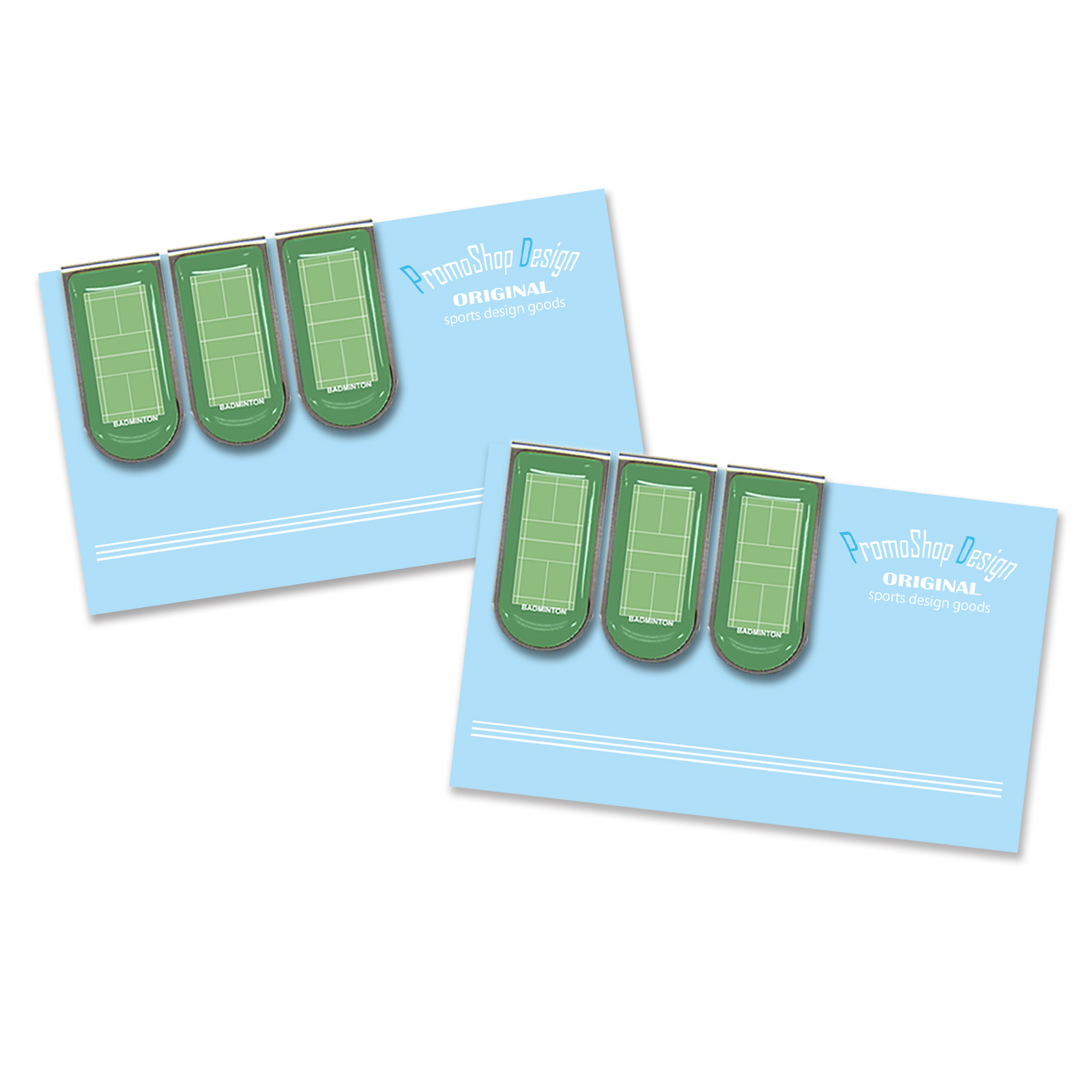 アートクリップバドミントンコート3個×2セット