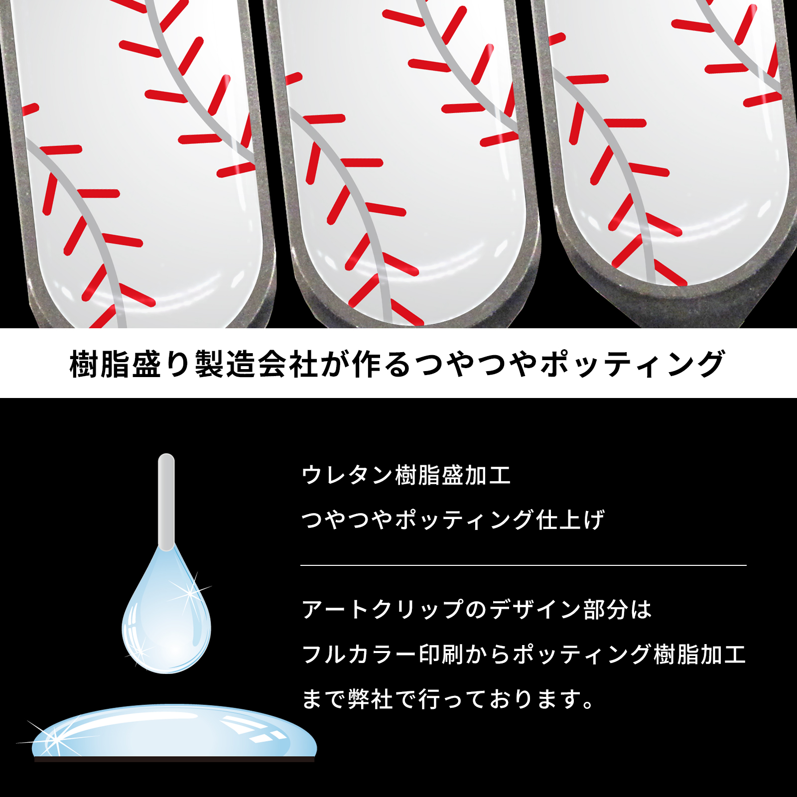 ぷっくりつやつや仕上げのポッティング樹脂盛加工