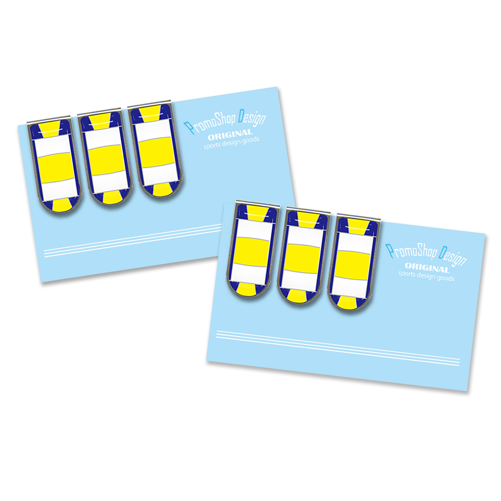 アートクリップバレーボール柄大3個×2セット