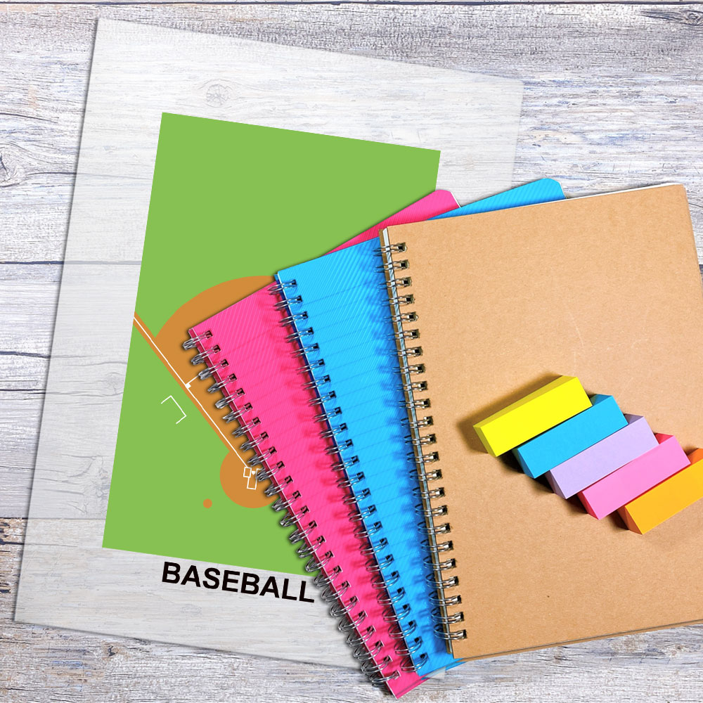 A4 クリアファイル 3枚セット 野球グラウンド柄