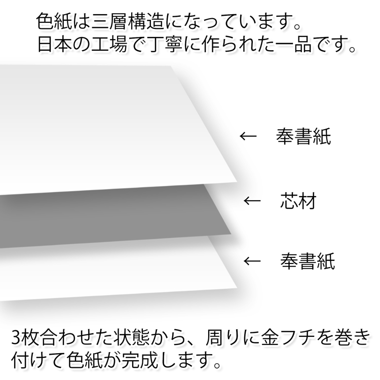 日本製色紙　無地