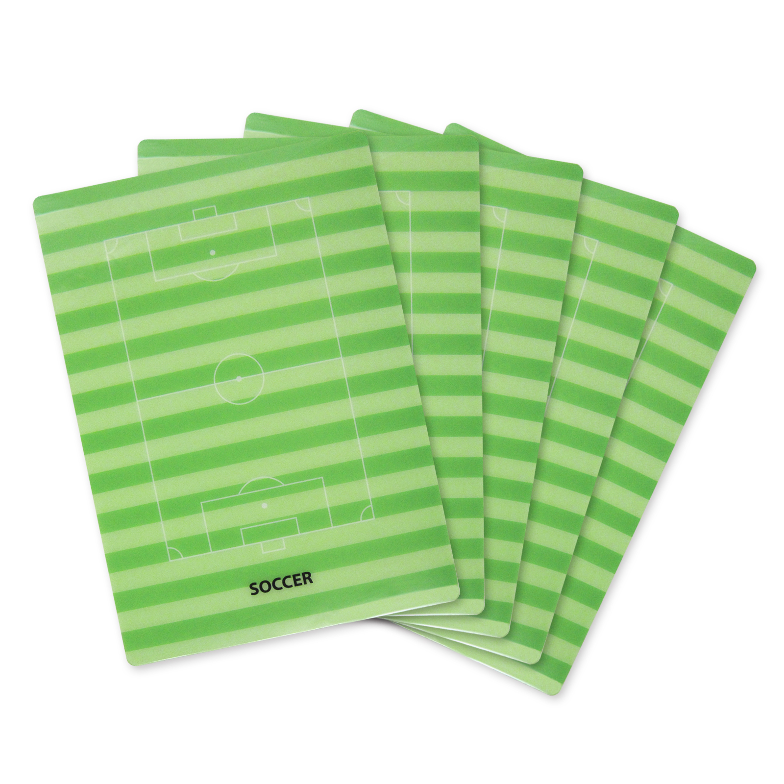 下敷き B5 サッカーフィールド柄