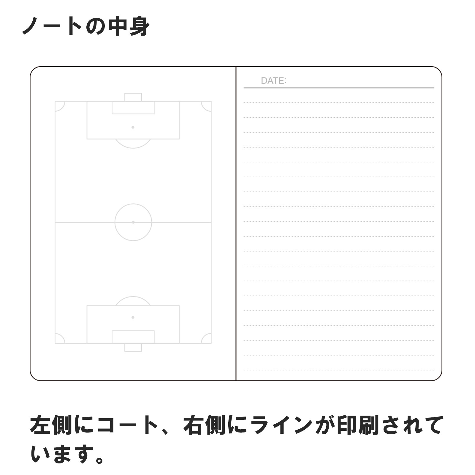 日本製 サッカーノート 作戦ノート