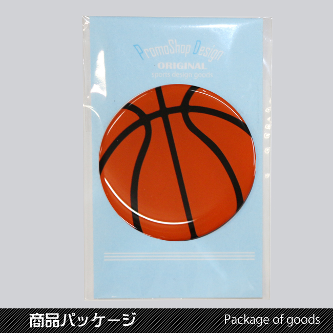マグネット　バスケットボール柄　商品パッケージ