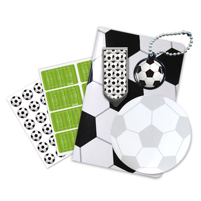 ハッピーバッグ 6点セット サッカー柄 スポーツ雑貨 グッズの通販